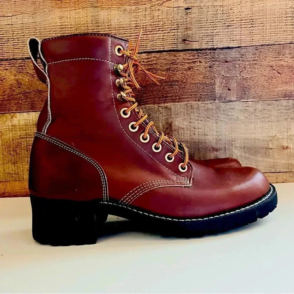 NWT Vintage The Gorilla Shoe Vibram Leather Boots - Picture 2 of 11